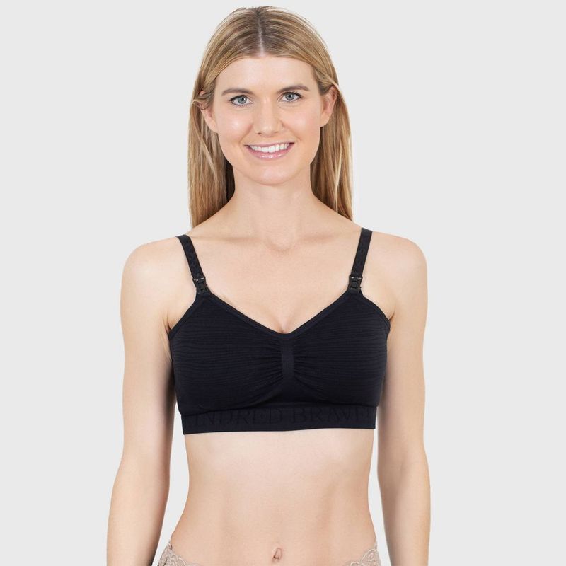 Kindred Bravely Women's Sublime Pumping + Nursing Hands Free Bra - Black S-